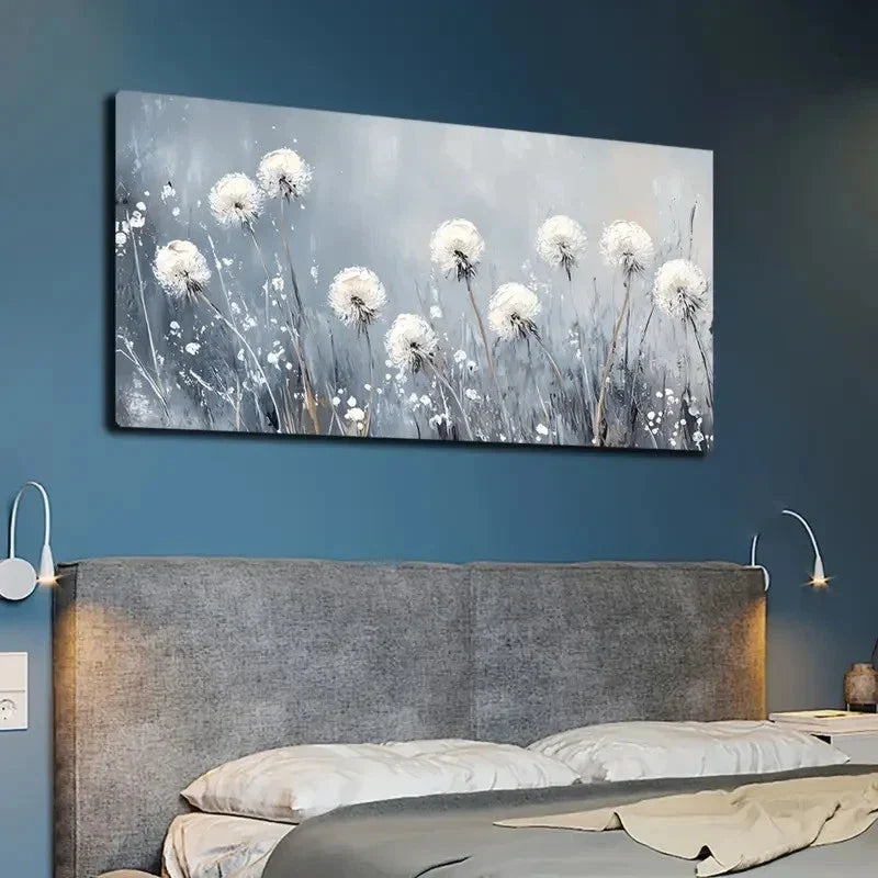Solid Pattern Landscape Wall Art canvas office home room framed 120x60cm
