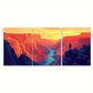 3pcs Vibrant Grand Canyon National Park Landscape Metal Print Ready to Hang Art
