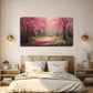 Woods Romantic Trees Wall Art Canvas Office Home Room Framed 80x45cm