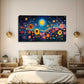 Vibrant Under Stars Design Wall Art Canvas Office Home Room Framed 120x60cm
