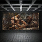 3pcs Fitness Coach Strength Training Gym Metal Print Ready to Hang Art