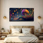 Various Colored Luminous Dots Wall Art Canvas Office Home Room Framed 120x60cm
