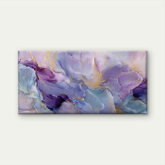 Bohemian with Purple Abstract Wall Art Canvas Office Home Room Framed 80x45cm