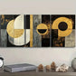 3pcs An abstract geometric drawing Metal Print Ready to Hang Art