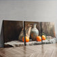 3pcs Still life painting of an old vase Wall Art Set Canvas Framed 40x60cm - High Quality Print 100% Australian Made Wall Canvas Ready to Hang