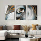 3pcs modern art, stylish line painting  Metal Print Ready to Hang Art