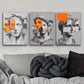 3pcs Modern Artistic Statue Portrait  Wall Art Set Canvas Framed 40x60cm - High Quality Print 100% Australian Made Wall Canvas Ready to Hang
