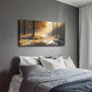 Tree Branches & Leaves Design Wall Art Canvas Office Home Room Framed 80x45cm
