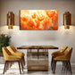 Group Of Orange Tulips Sunlight Wall Art Canvas Office Home Room Framed 120x60cm