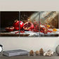 3pcs Pomegranates by the window Metal Print Ready to Hang Art