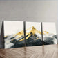 3pcs Golden and Silvery Mountains Painting Wall Art Set Canvas Framed 40x60cm - High Quality Print 100% Australian Made Wall Canvas Ready to Hang