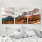 3pcs Autumn Forest Nordic Landscape Metal Print Ready to Hang Art