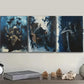 3pcs   Decadent Man Series,Dark Themed Wall Art Set Canvas Framed 40x60cm - High Quality Print 100% Australian Made Wall Canvas Ready to Hang