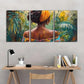 3pcs Ethnic Tropical Foliage Oil Painting Style Metal Print Ready to Hang Art