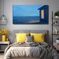 Nordic Beach House Wall Art Canvas Office Home Room Framed 80x45cm