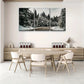 3pcs Winter Wonderland Snowy Trees Metal Print Ready to Hang Art