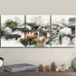 3pcs Jiangnan water town  Wall Art Set Canvas Framed 40x60cm - High Quality Print 100% Australian Made Wall Canvas Ready to Hang