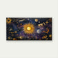 Sunlight Planets Stars Wall Art Canvas Office Home Room Framed 120x60cm