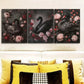 3pcs    Very elegant black swan Metal Print Ready to Hang Art