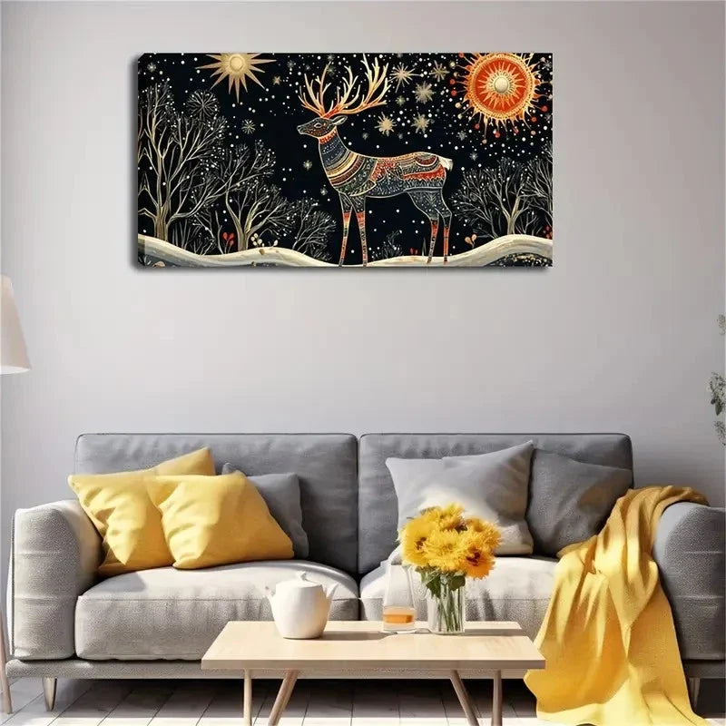 Intricate Geometric Patterns Wall Art Canvas Office Home Room Framed 120x60cm