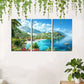 3pcs Tropical Island Canvas Framed 40x60cm - High Quality Print 100% Australian Made Wall Canvas Ready to Hang