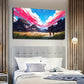 Landscape with Soaring Wall Art canvas office home room framed 120x60cm