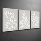 3pcs Abstract Botanical Watercolor Boho Chic Canvas Framed 40x60cm - High Quality Print 100% Australian Made Wall Canvas Ready to Hang