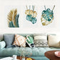 3pcs Tropical Green Plant Metal Print Ready to Hang Art