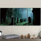 3pcs Gothic cemetery Art Painting Metal Print Ready to Hang Art