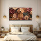 The Main Subject Is A Brownish Wall Art Canvas Office Home Room Framed 120x60cm