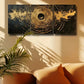 3pcs Modern Abstract Golden Spiral Design Metal Print Ready to Hang Art