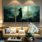 3pcs The Wicked Witch Halloween Metal Print Ready to Hang Art