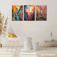 3pcs New York City, New York City Art Poster Metal Print Ready to Hang Art