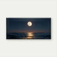 Serene Ocean Reflection Wall Art Canvas Office Home Room Framed 120x60cm