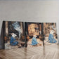 3pcs Robe mouse Wall Art Set Canvas Framed 40x60cm - High Quality Print 100% Australian Made Wall Canvas Ready to Hang