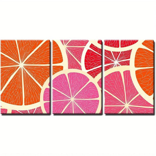 3pcs Color Composition Mural Modern Metal Print Ready to Hang Art