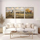 3pcs Rustic Farmhouse Landscape Canvas Framed 40x60cm - High Quality Print 100% Australian Made Wall Canvas Ready to Hang