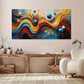 Modern Abstract Painting wall canvas office home room framed 120x60cm