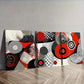 3pcs Spiral of gray shadows Wall Art Set Canvas Framed 40x60cm - High Quality Print 100% Australian Made Wall Canvas Ready to Hang