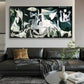 Pablo Picasso Guernica wall canvas office home room framed 120x60cm
