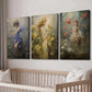 3pcs Meadow Fairy Print Vintage Fairy Mural Wall Art Set Canvas Framed 40x60cm - High Quality Print 100% Australian Made Wall Canvas Ready to Hang