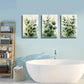 3pcs Featuring Eucalyptus Flowers,Metal Print Ready to Hang Art