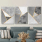 3pcs Embodying a Light Luxury Aesthetic, Minima Metal Print Ready to Hang Art