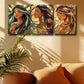 3pcs Luxurious Princess Design Metal Print Ready to Hang Art