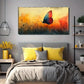 Vibrant Butterfly Modern Wall Art Canvas Office Home Room Framed 80x45cm