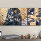 3pcs Featuring a Plum Design, Metal Print Ready to Hang Art