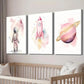 3pcs Astronaut & Rocket Themes Wall Art Set Canvas Framed 40x60cm - High Quality Print 100% Australian Made Wall Canvas Ready to Hang