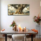 Squirrel Family Under Tree Wall Art Canvas Office Home Room Framed 120x60cm
