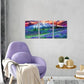 3pcs Rustic Modern Mount Rainier Metal Print Ready to Hang Art