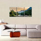 3pcs Mountain River Forest Nature Landscape  Metal Print Ready to Hang Art